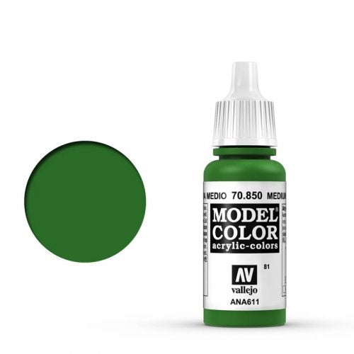 Vallejo Model Color: 081 Armeegrün (Medium Olive), 17 ml (850)