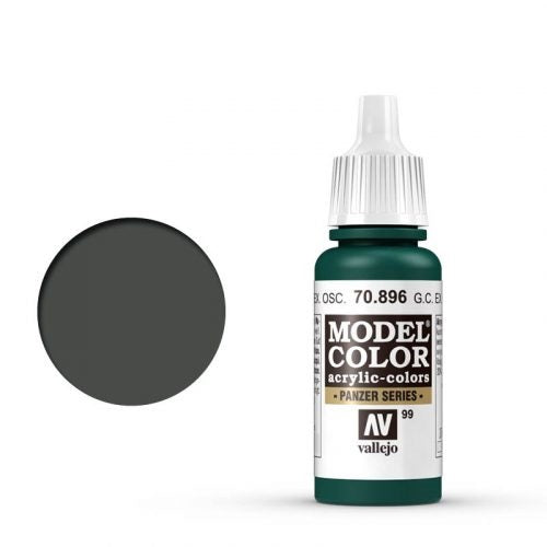 Vallejo Model Color: 099 Schwarzgrün (German Camo Extra Dark), 17 ml (896)