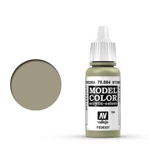 Vallejo Model Color: 104 Steingrau (Stone Grey), 17 ml (884)