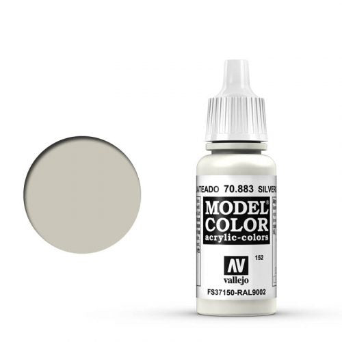 Vallejo Model Color: 152 Hellgrau (Silvergrey), 17 ml (883)