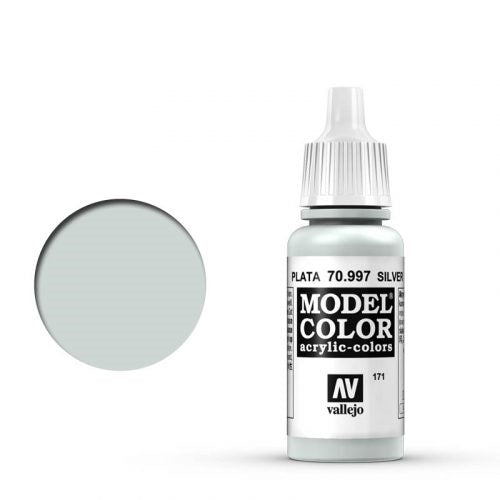 Vallejo Model Color: 171 Silber (Silver), 17 ml (997)