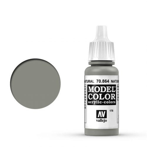 Vallejo Model Color: 178 Stahlgrau (Natural Steel), 17 ml (864)