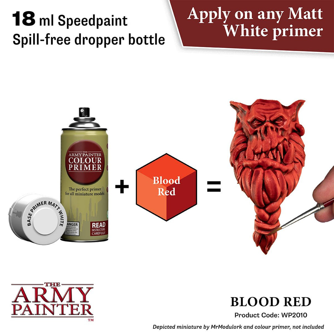 Speedpaint 2.0: Blood Red 18ml (WP2010) Strong Red