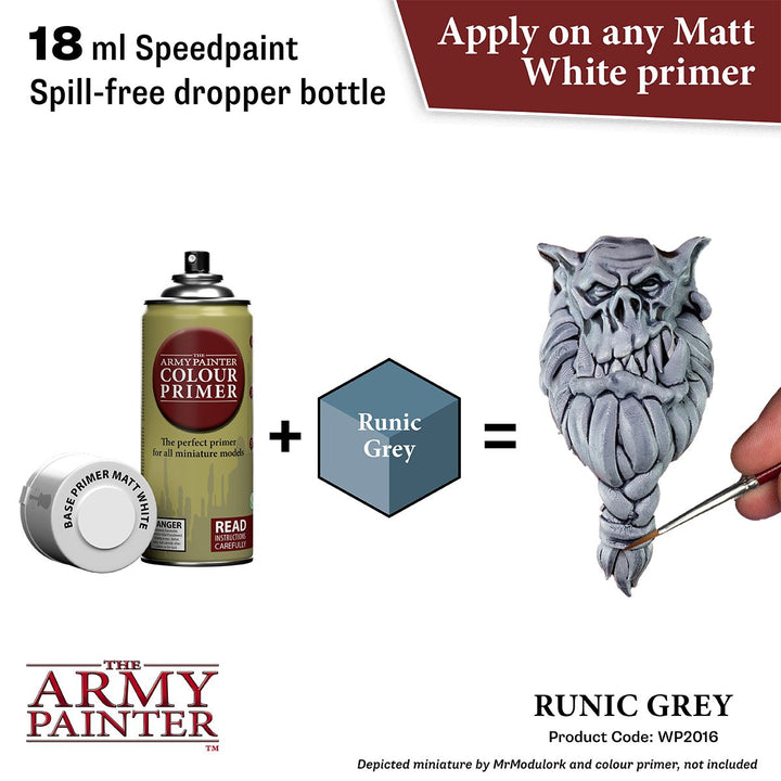 Speedpaint 2.0: Runic Grey 18ml (WP2016) Bluish Grey