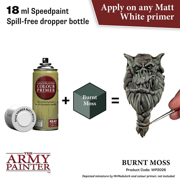 Speedpaint 2.0: Burnt Moss 18ml (WP2026) Blackish Green Grey