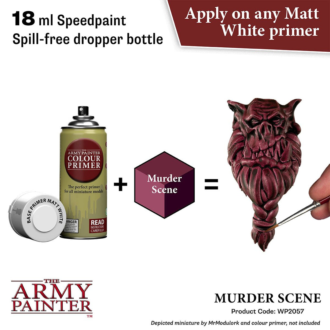 Speedpaint 2.0: Murder Scene 18ml (WP2057) Black Purplish Red