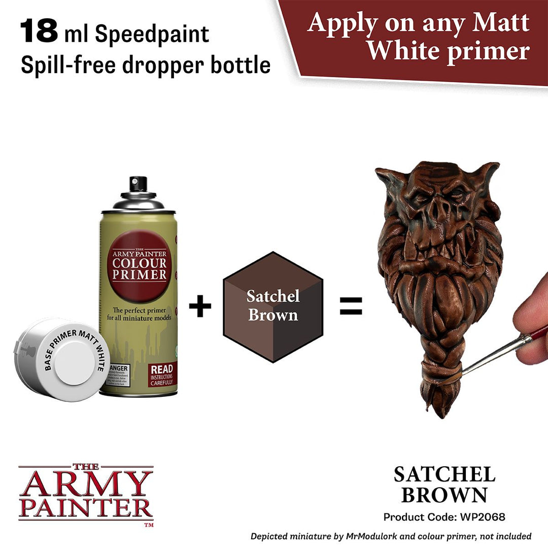 Speedpaint 2.0: Satchel Brown 18ml (WP2068) Dark Reddish Brown