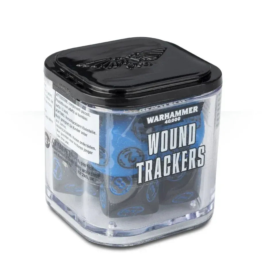 Warhammer 40.000 Wound Trackers (40-47) (Wundmarker - zehnseitige Würfel (W10))