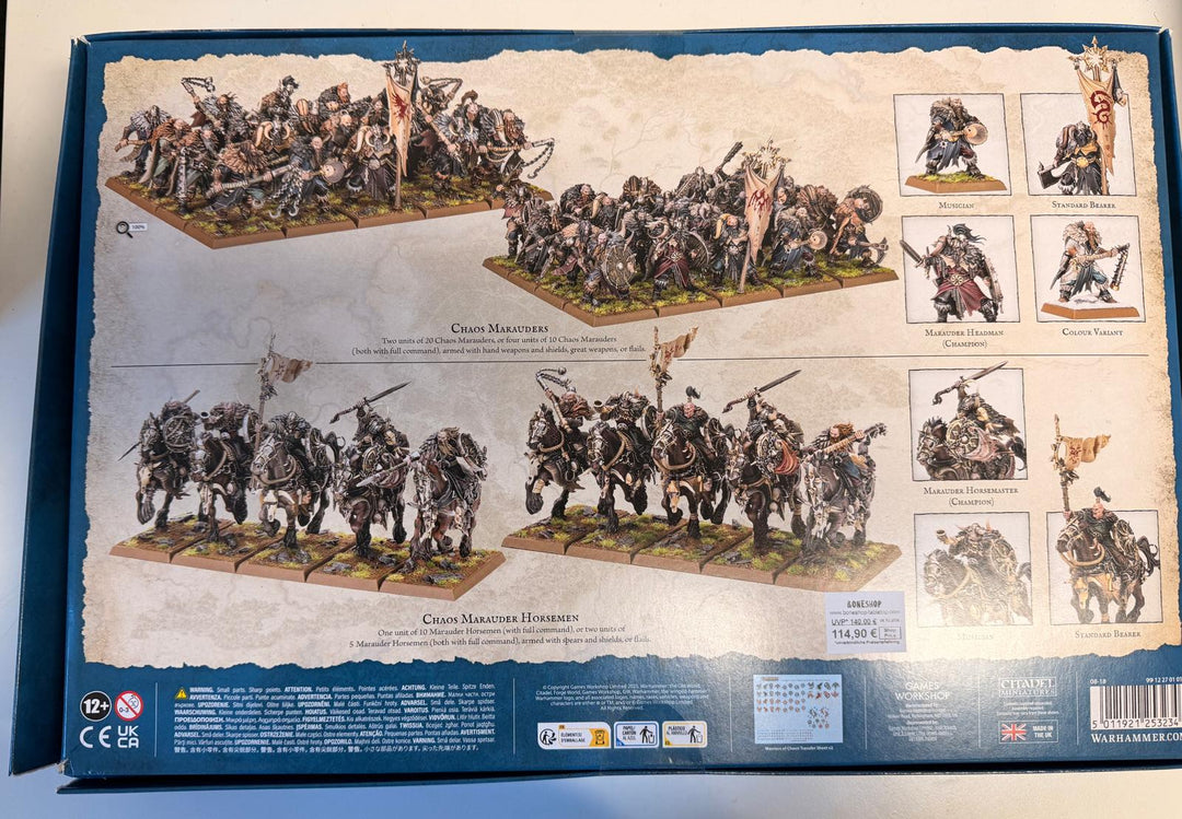 The Old World - Warriors of Chaos: Chaos Marauders Army Reinforcement Set (08-18) (Krieger des Chaos: Armeeverstärkungsset der Chaosbarbaren)