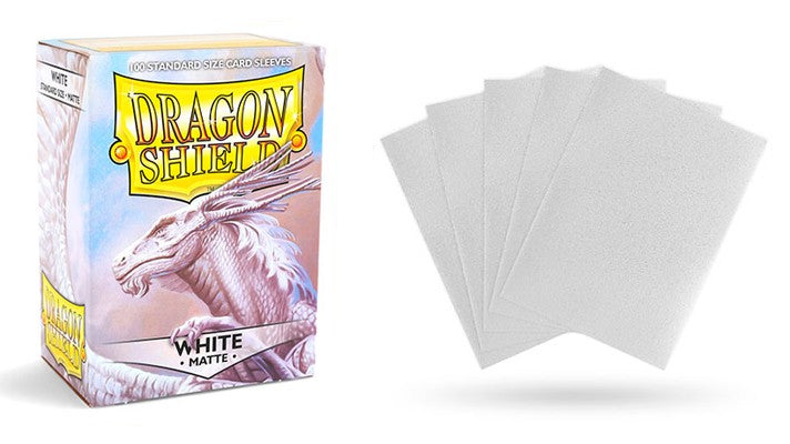 Dragon Shield Card Sleeves - Matte White (100)