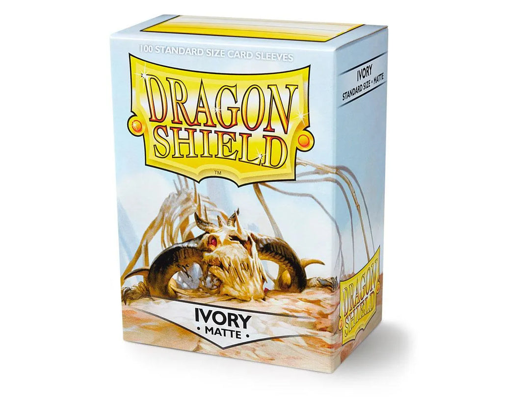 Dragon Shield - Matte Ivory / Elfenbein - 100 protective Sleeves