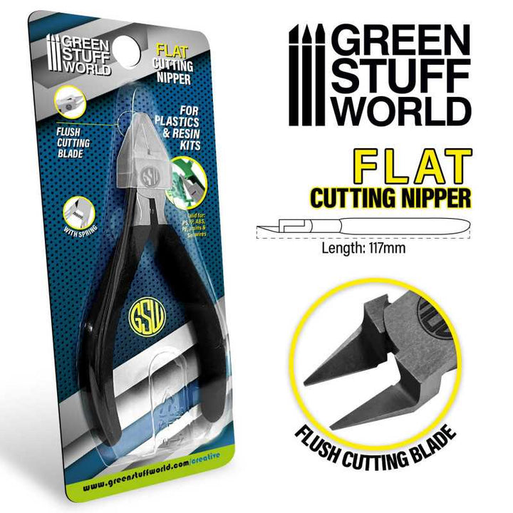 Green Stuff World - Flach Seitenschneider - Flat Cutting Nipper
