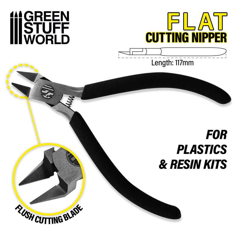 Green Stuff World - Flach Seitenschneider - Flat Cutting Nipper