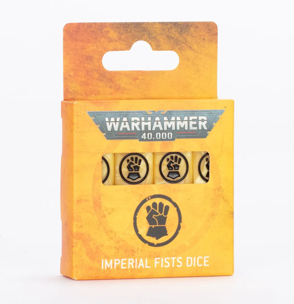 Imperial Fists Dice (55-64) (Würfelset Imperial Fists)