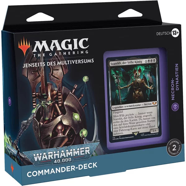 Jenseits des Multiversums: Warhammer 40K - Commander-Deck Necron-Dynastien - deutsch