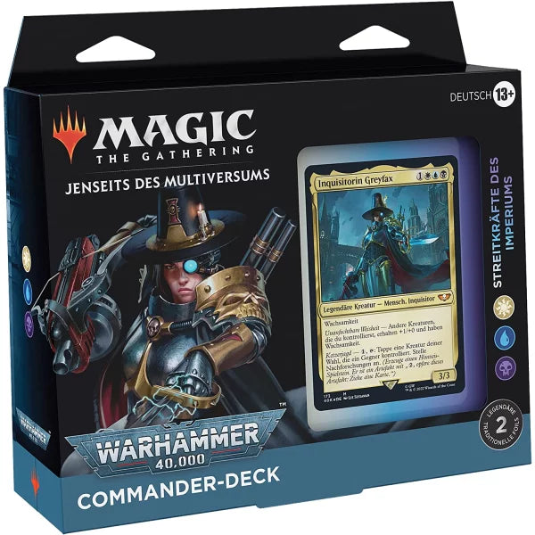 Jenseits des Multiversums: Warhammer 40K - Commander-Deck Streitkräfte des Imperiums - deutsch