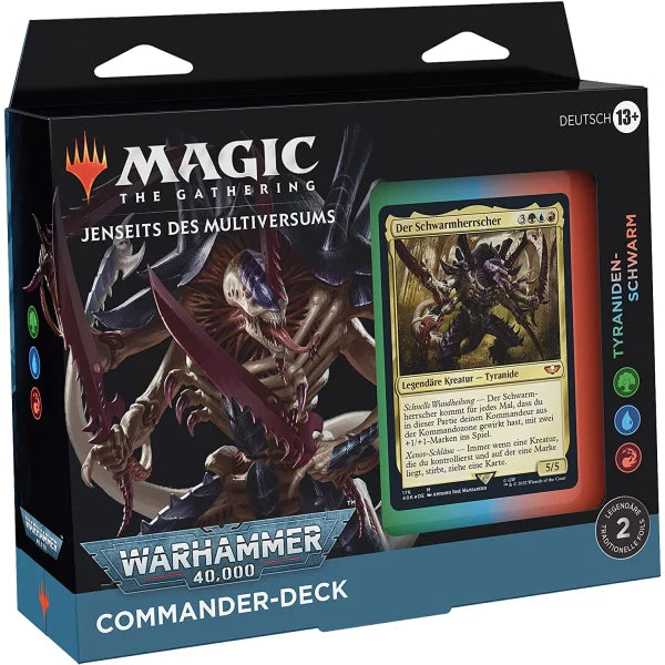 Jenseits des Multiversums: Warhammer 40K - Commander-Deck Tyranidenschwarm  - deutsch