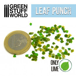 Green Stuff World - Modell-Blätter Motivlocher HELLBLAU - Miniature Leaf Punch LIGHT BLUE