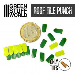 Green Stuff World - Modell-Dachziegel Motivlocher - Miniature ROOF TILE Punch