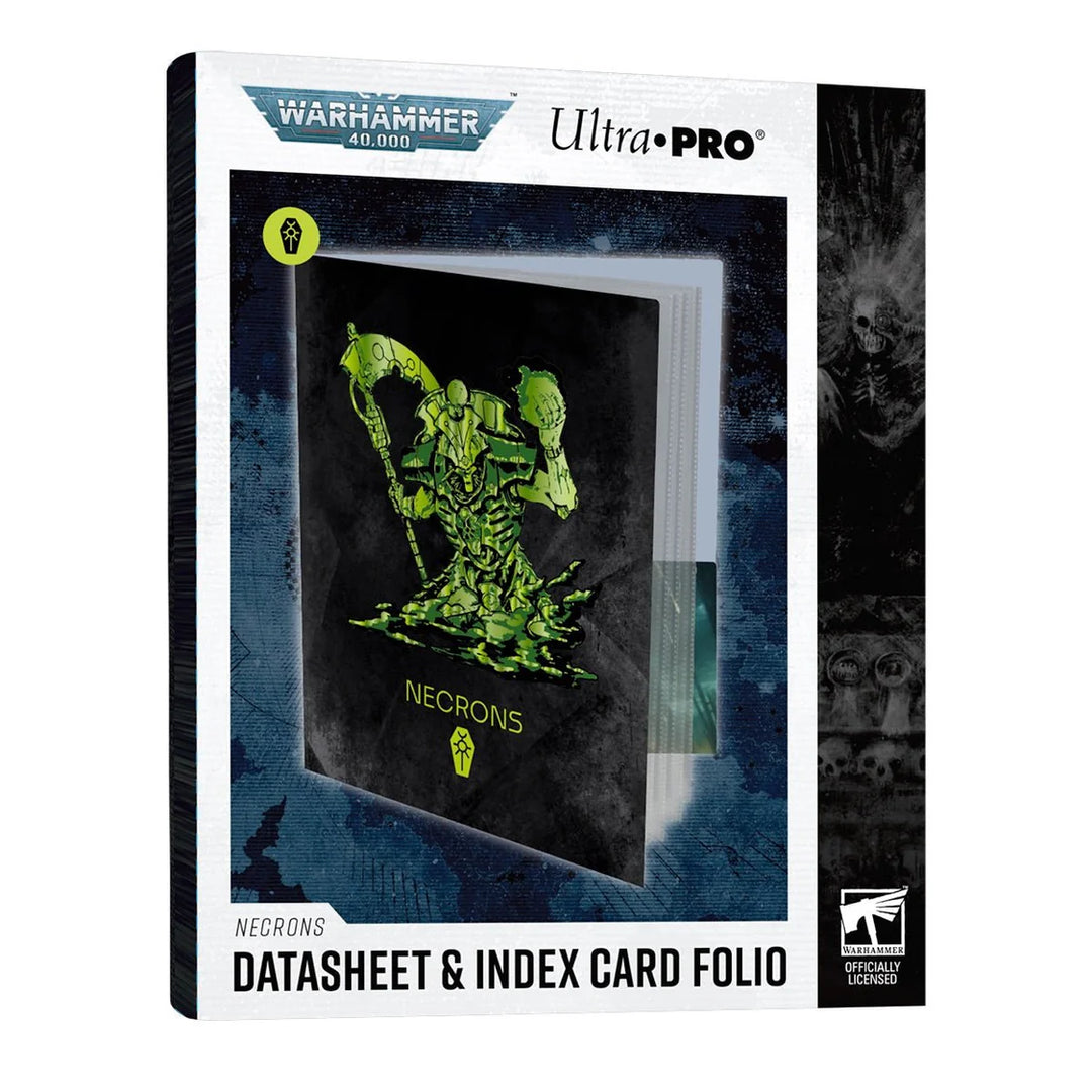 Necrons Datasheet and Index Card Folio for Warhammer 40,000 - Ultra Pro