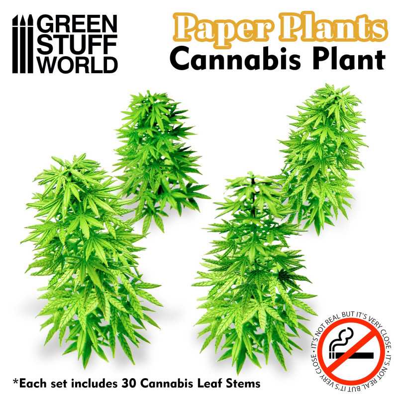 Green Stuff World - Papierpflanzen - Cannabis - Paper Plants - Cannabis