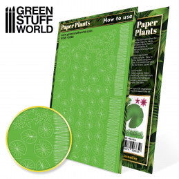Green Stuff World - Papierpflanzen - Seerose - Paper Plants - Lilly Pads