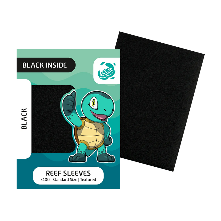 Matte TCG Sleeves – Standard Größe (100 Pack) - Black