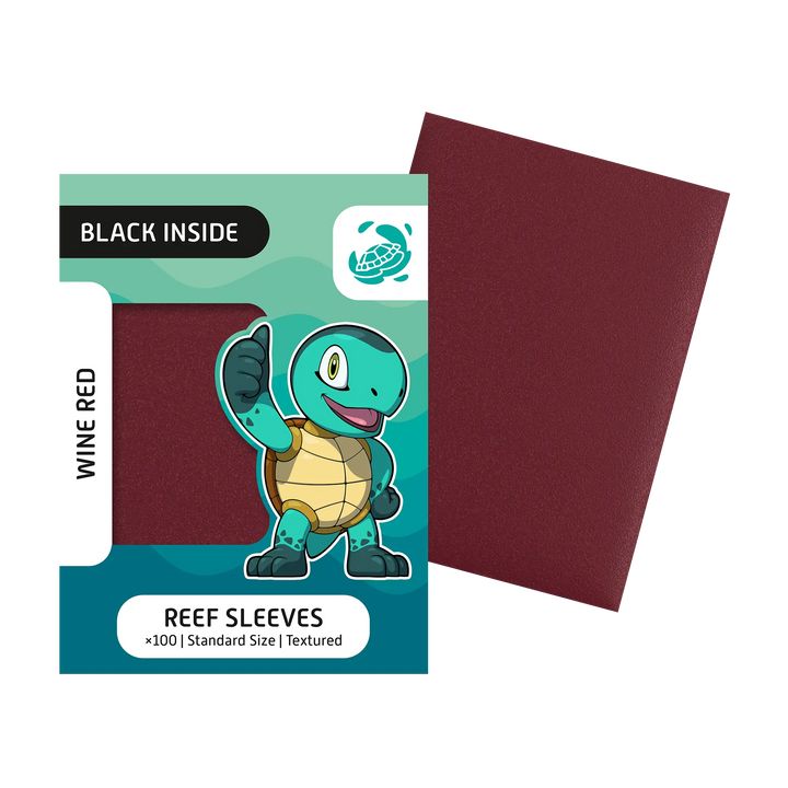 Matte TCG Sleeves – Standard Größe (100 Pack) - Wine Red