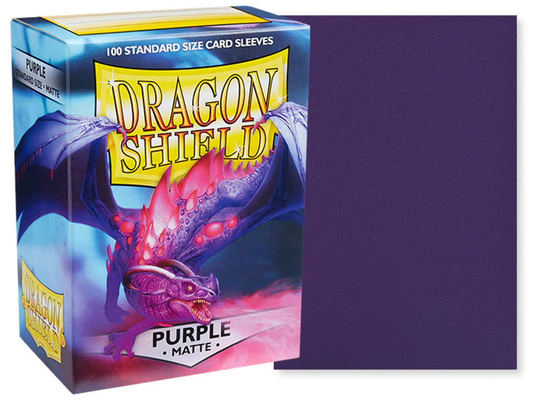 Dragon Shield - Matte Purple - 100 protective Sleeves