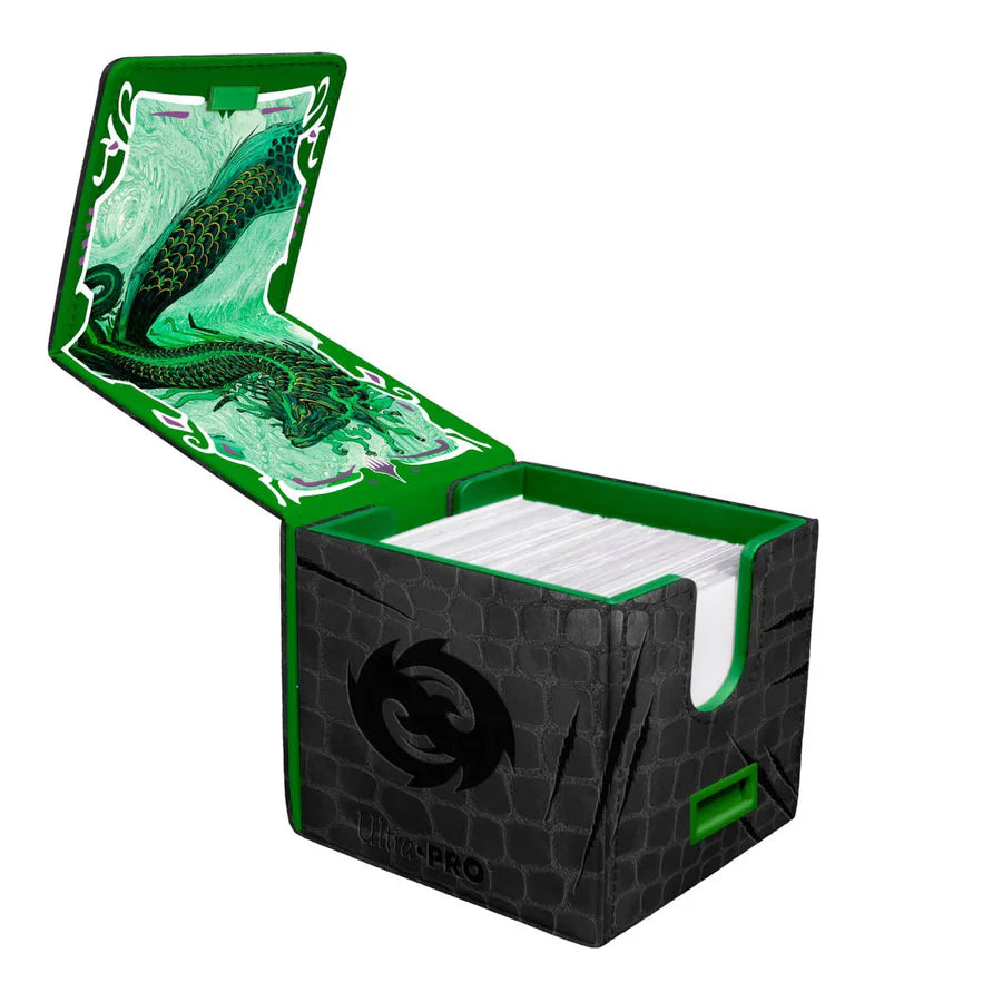 Tarkir Dragonstorm Teval, Arbiter of Virtue Premium Alcove Edge Deck Box for Magic: The Gathering - 100+ double sleeved