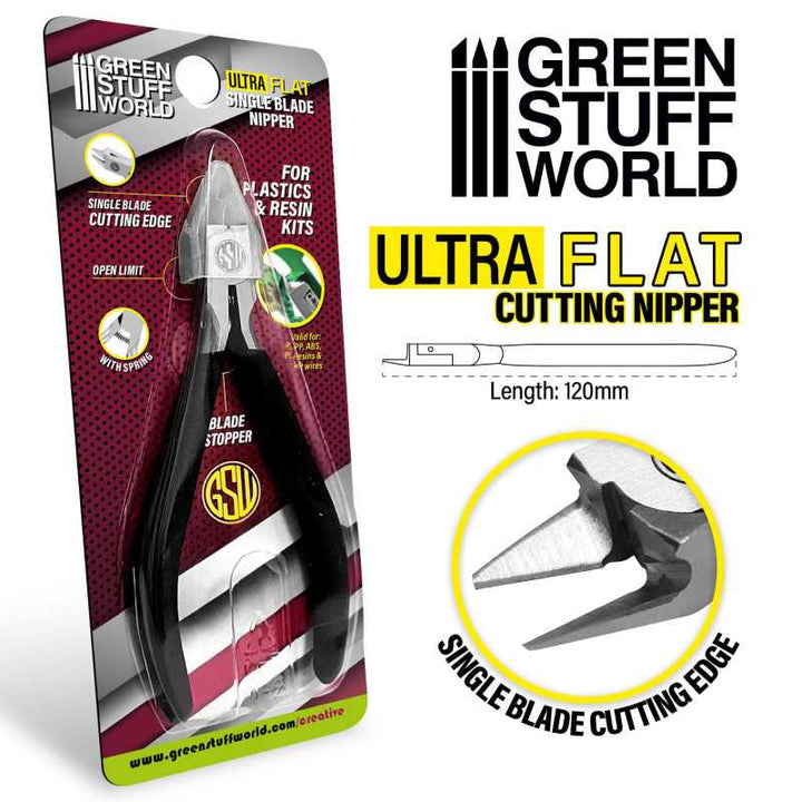 Green Stuff World - Ultraflach Seitenschneider - Ultra Flat Cutting Nipper