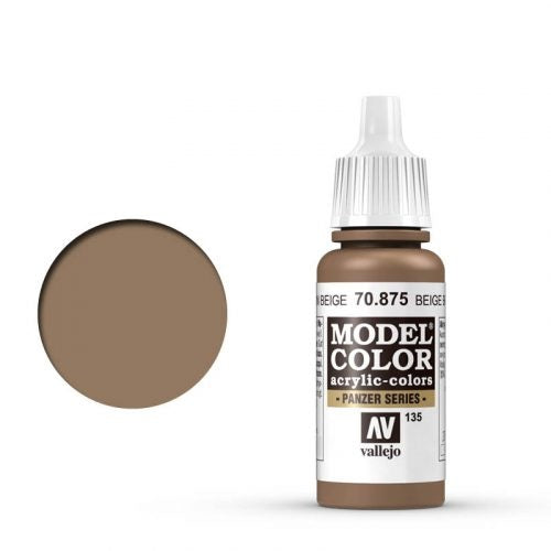 Vallejo Model Color: 135 Beigebraun (Beige Brown), 17 ml (875)