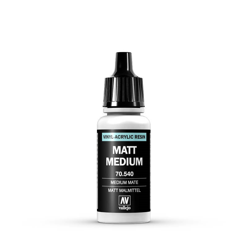 Vallejo Model Color: 189 Mattes Malmittel (Matte Medium), 17 ml (540)