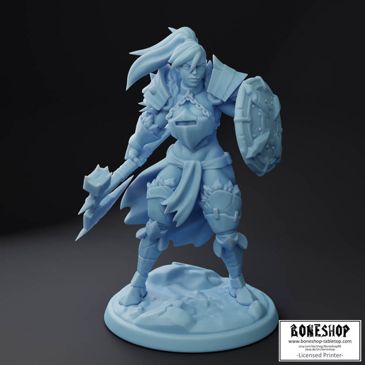 Twin Goddess Miniatures „Ankh, Orc Forge Cleric" 28mm | 32mm | RPG | Boneshop