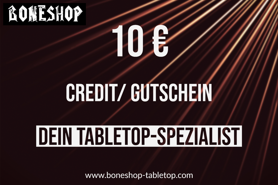Boneshop 10 € - Gift Voucher - Geschenkgutschein