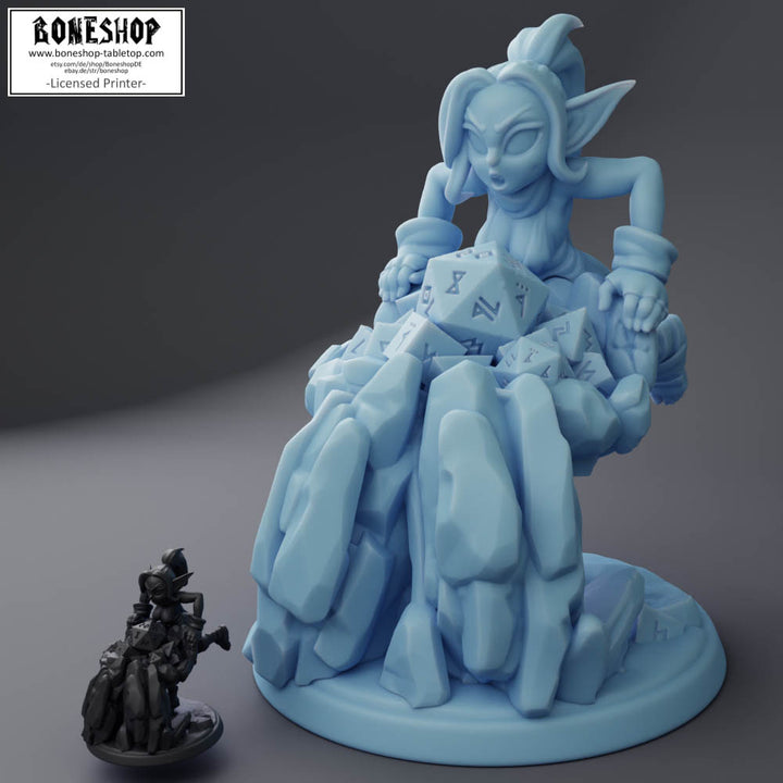 Twin Goddess Miniatures „Dice Goblin" Statue | Boneshop
