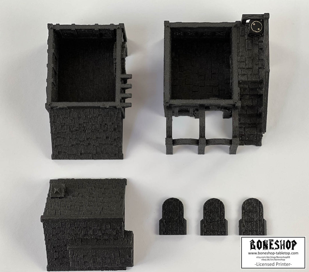 Leichheim „Civilian House 2“ 28mm-32mm | RPG | Building | Boneshop
