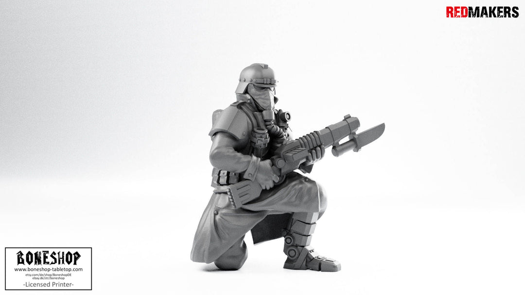 Imperial Force „Death Squad Bionic Legs 6" 28mm - 35mm | RPG | Boneshop