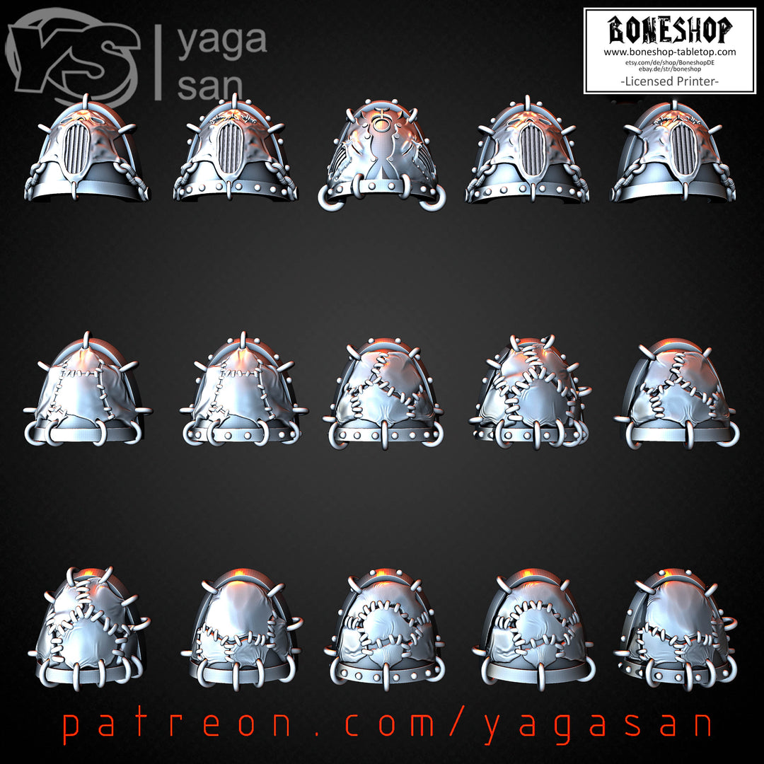 Bits „Chaos Shoulders Pad KitBASH PACK“ RPG | Tabletop | Boneshop