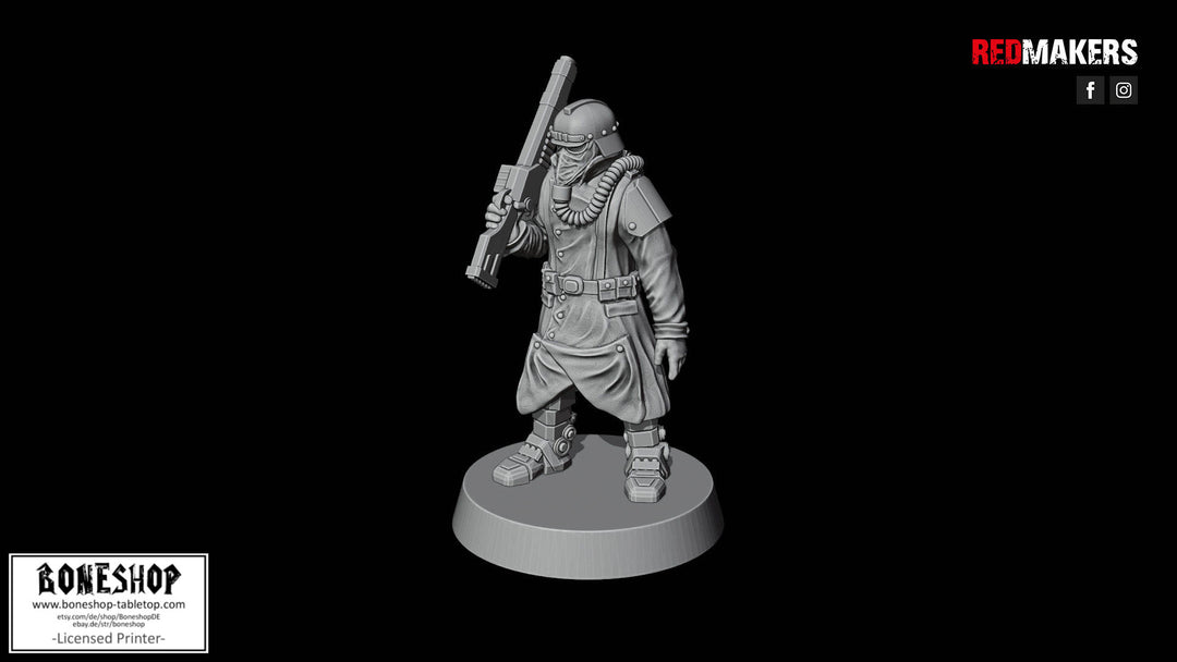 Imperial Force „Medusa Cannon - Soldier 5" 28mm - 35mm | RPG | Boneshop