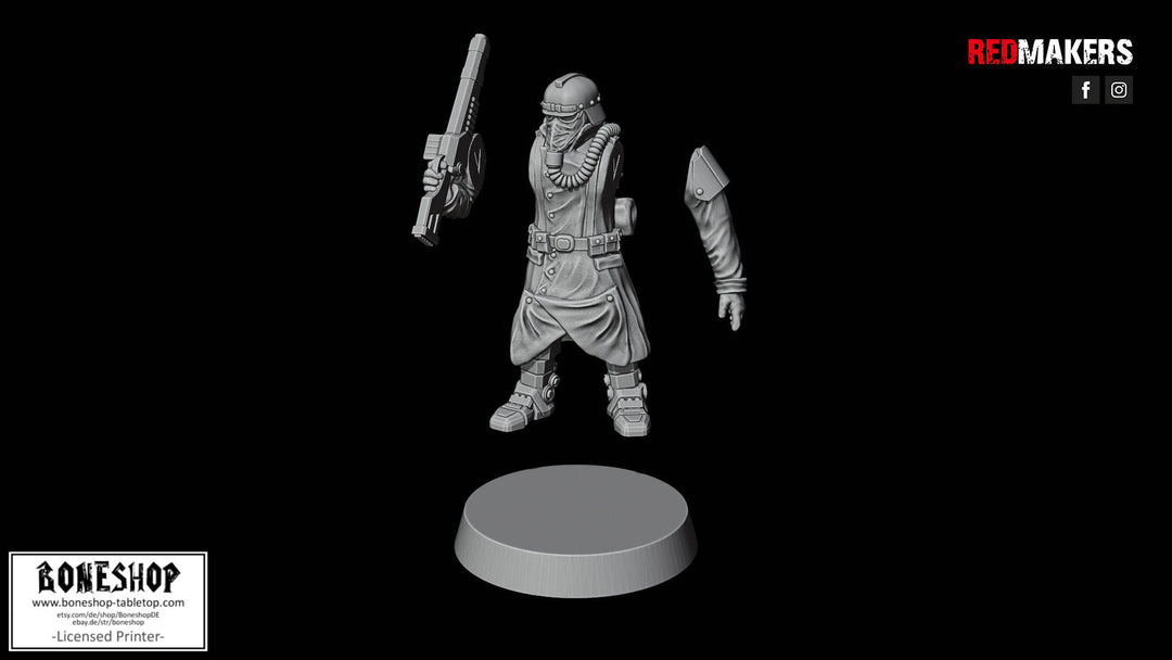 Imperial Force „Medusa Cannon - Soldier 5" 28mm - 35mm | RPG | Boneshop