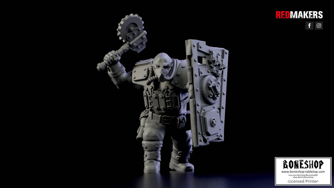 Imperial Force „Abhuman Giant in Heavy Armor 5" 28mm - 35mm | RPG | Boneshop