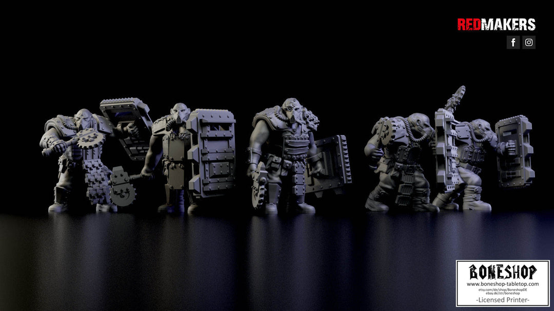 Imperial Force „Abhuman Giants in Heavy Armor BUNDLE V4" 28mm - 35mm | Boneshop