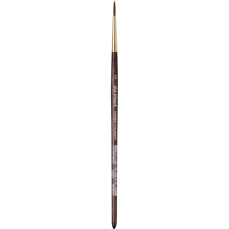 Da Vinci Serie 1526Y HARBIN-KOLINSKY Aquarellpinsel Gr.3 Rotmarderhaar (15262-3)