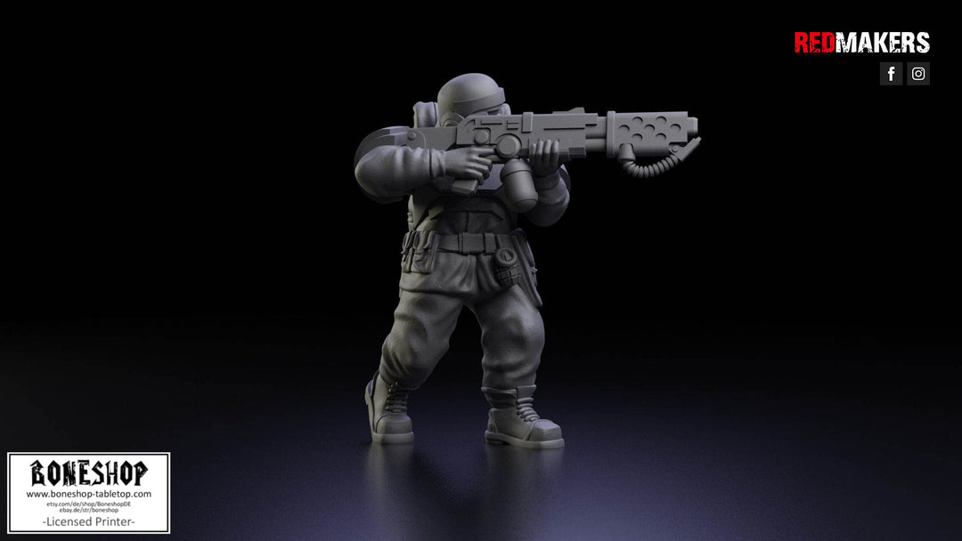 Imperial Force „Alpha Troop Soldier 9" 28mm - 35mm | RPG | Boneshop