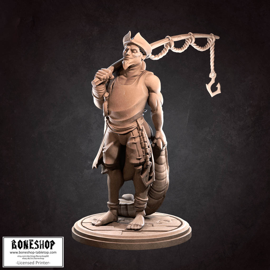 Explorer „Fischerman" Bite the Bullet | 28mm - 35mm | DnD | RPG | Boneshop