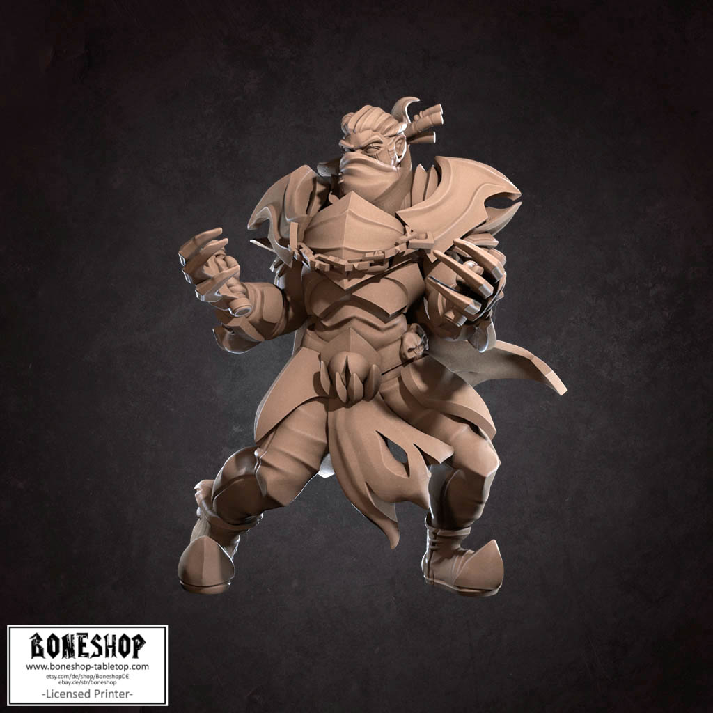 Warriors of the Ancients „Cultwarrior 3 V1" Bite the Bullet 28mm-35mm Boneshop