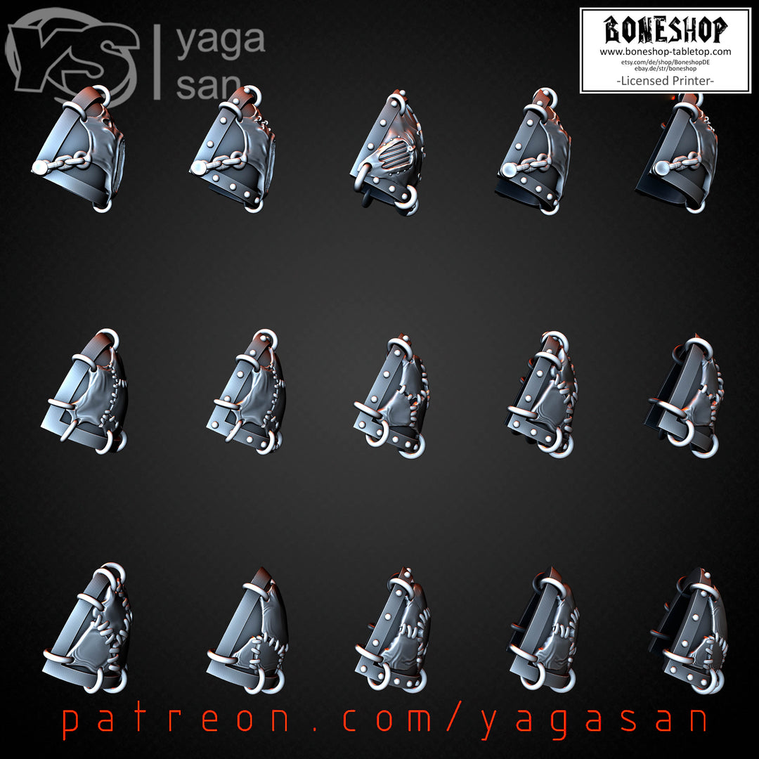 Bits „Chaos Shoulders Pad KitBASH PACK“ RPG | Tabletop | Boneshop