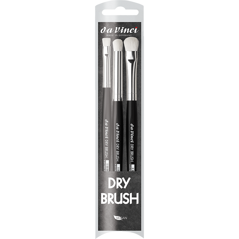 Da Vinci Serie 4179 Dry Brush Set 3 Größen Synthetikfaser (4179-0)