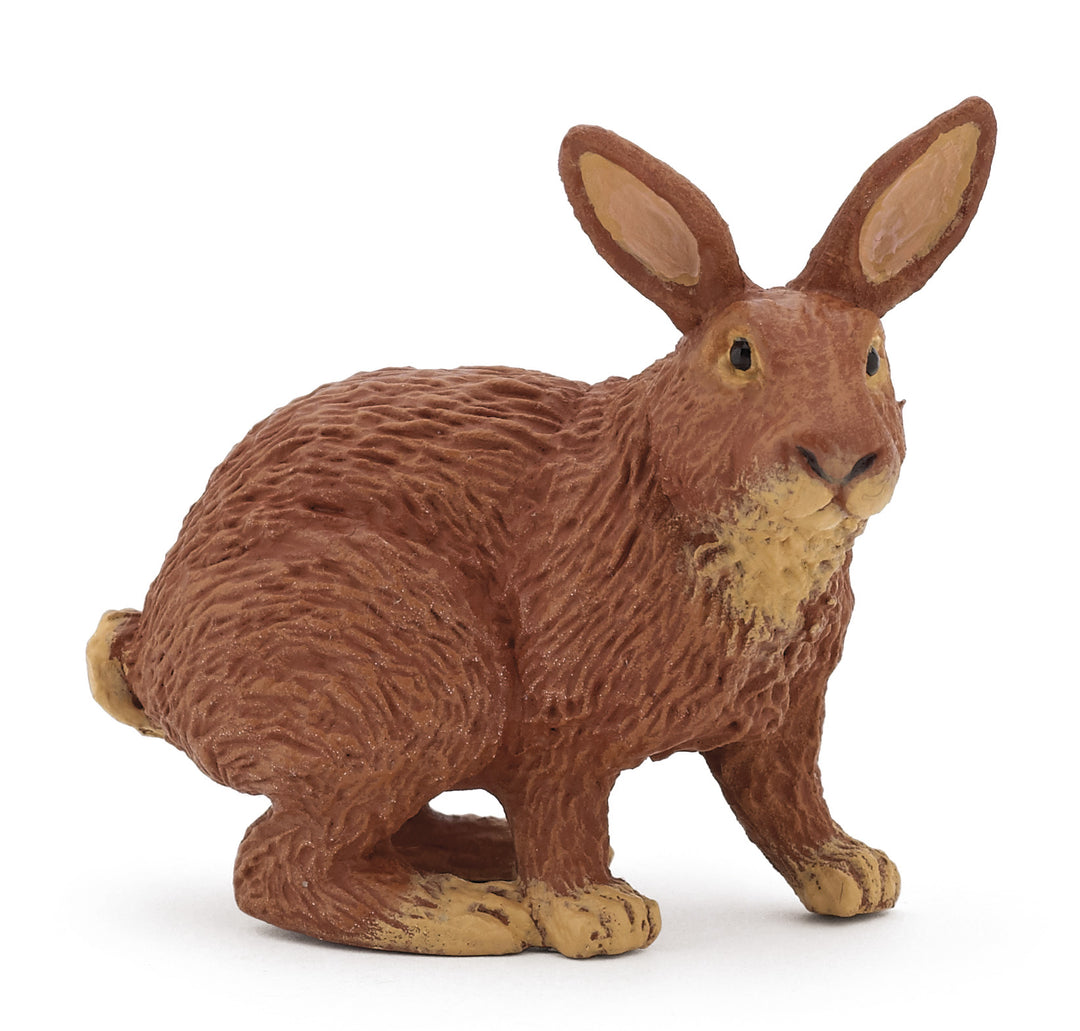 Bauernhof Tiere : Brauner Hase 4cm (51049)